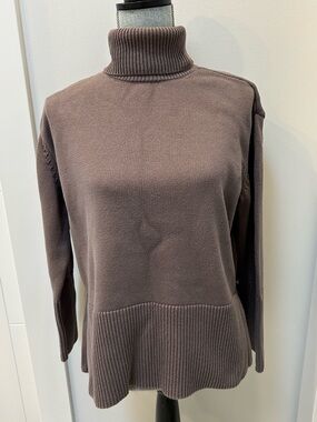 GAP Women's Turtleneck Sweater - mocha